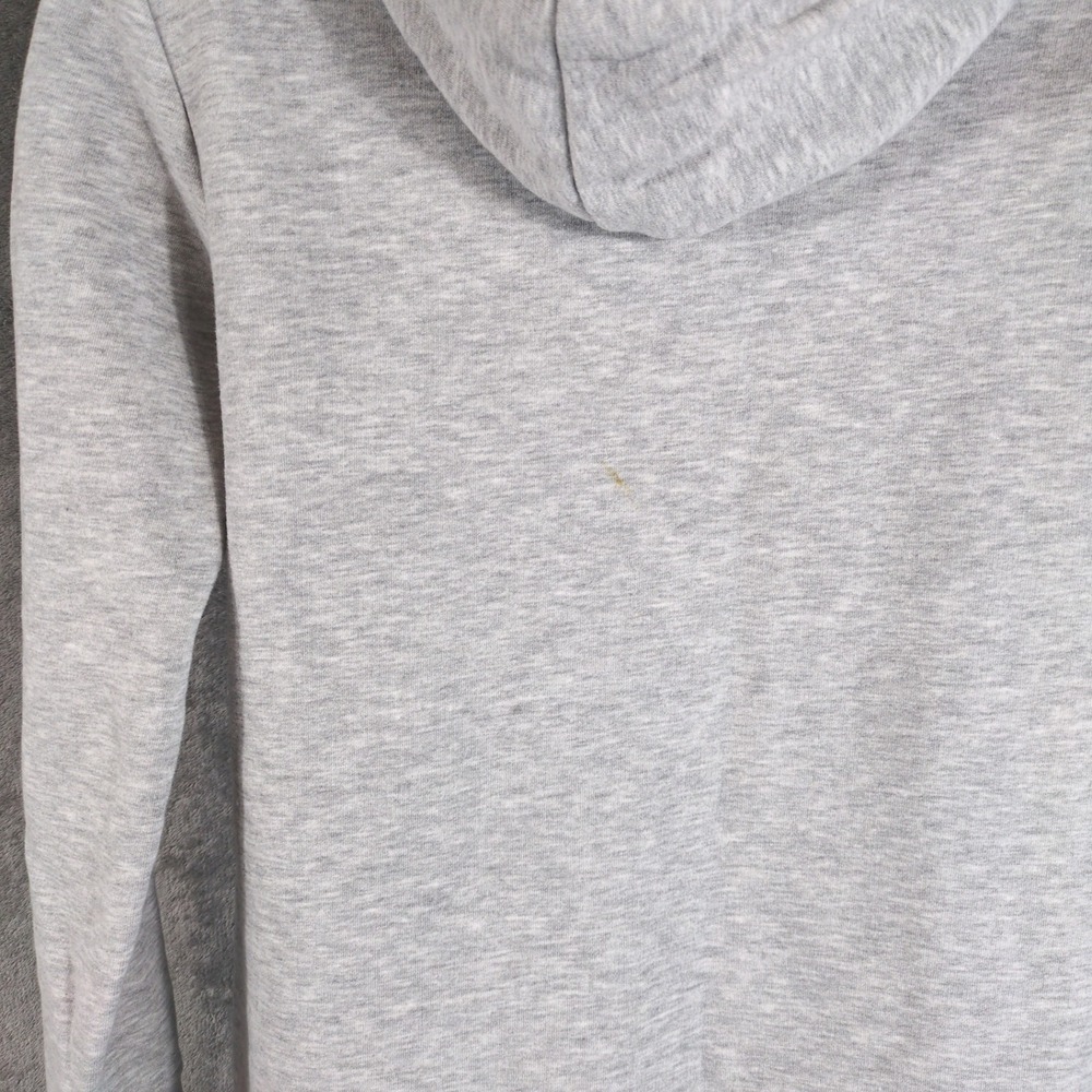 H&M Divided‎ Womens Heather Gray Hooded Sweatshirt Fleece Mini Dress Size 6 - Picture 6 of 13